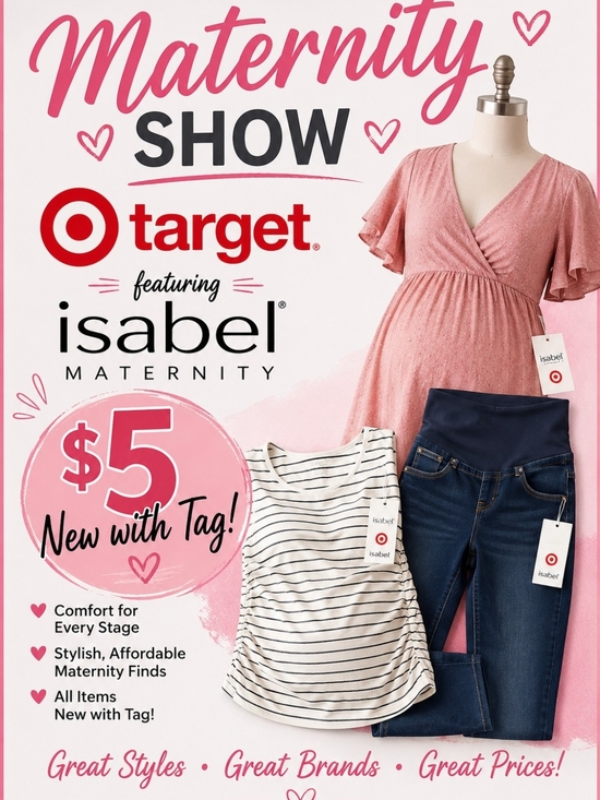 Isabel Maternity by Ingrid & Isabel Tops - Isabel Maternity LIVE SHOW - Target- 10AM EST WEDNESDAY JULY 22 $5 NWT